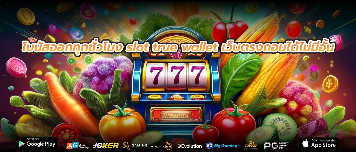 โบนัสออกทุกชั่วโมง slot true wallet เว็บตรงถอนได้ไม่มีอั้น